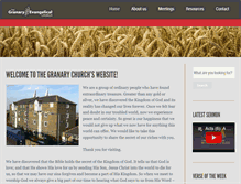 Tablet Screenshot of granary-church.org.uk